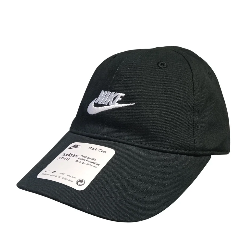 Nike Club Embroidered Logo Adjustable Strapback Baseball Hat Cap Toddler 2T-4T